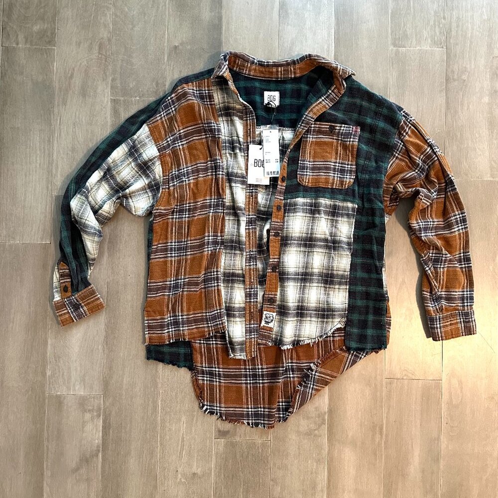 BDG Flannel Top Sz S